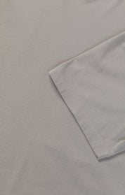 Basic Crew Neck T-Shirt in White Dove