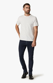 Slub Crew Neck T-Shirt in White