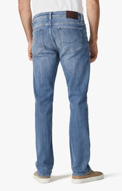 Courage Straight Leg Jeans In Mid Brushed Organic