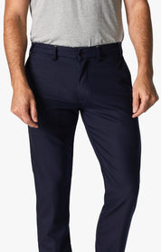 Verona Slim Leg Chino Pants In Navy High-Flyer