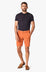 Arizona Shorts In Orange Rust Soft Touch
