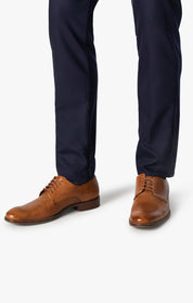 Verona Slim Leg Chino Pants In Navy High-Flyer