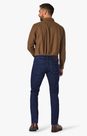 Cool Tapered Leg Jeans In Dark Midnight Brushed Urban