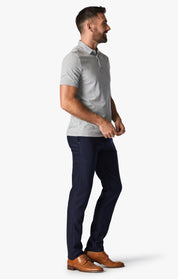 Verona Slim Leg Chino Pants In Navy High-Flyer
