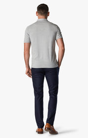 Verona Slim Leg Chino Pants In Navy High-Flyer