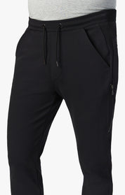 Camper Tapered Leg Jogger Pants In Black Sporty