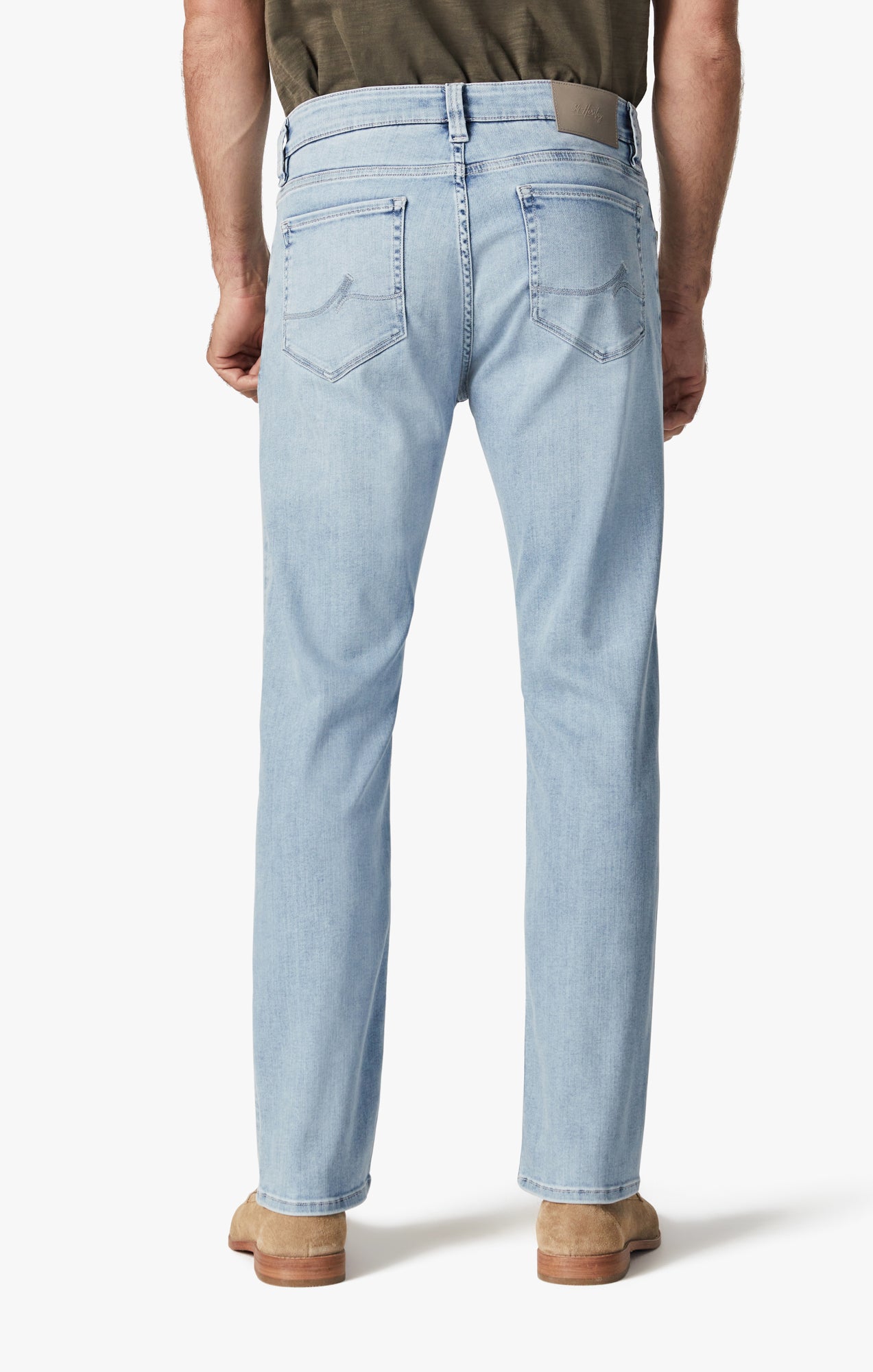 Courage Straight Leg Jeans In Bleached Urban Image 4