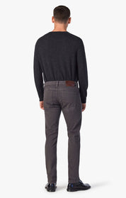 Cool Slim Leg Pants in Brown Diagonal
