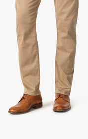 Courage Straight Leg Pants In Roasted Cashew Twill