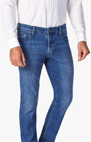 Courage Straight Leg Jeans In Mid Brushed Urban