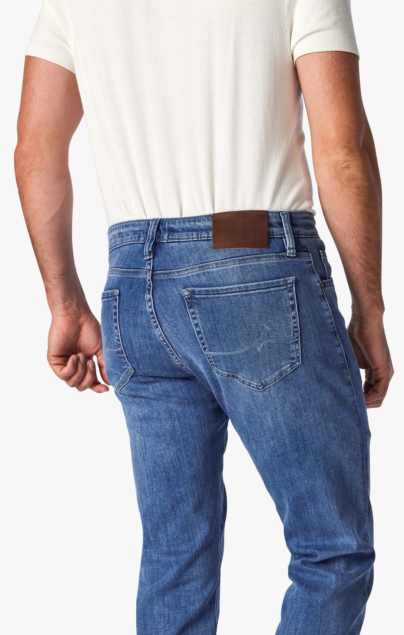Courage Straight Leg Jeans In Mid Shaded Urban