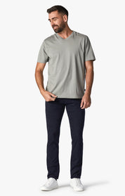 Cool Slim Leg Pants in Navy Twill