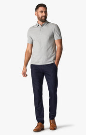 Verona Slim Leg Chino Pants In Navy High-Flyer