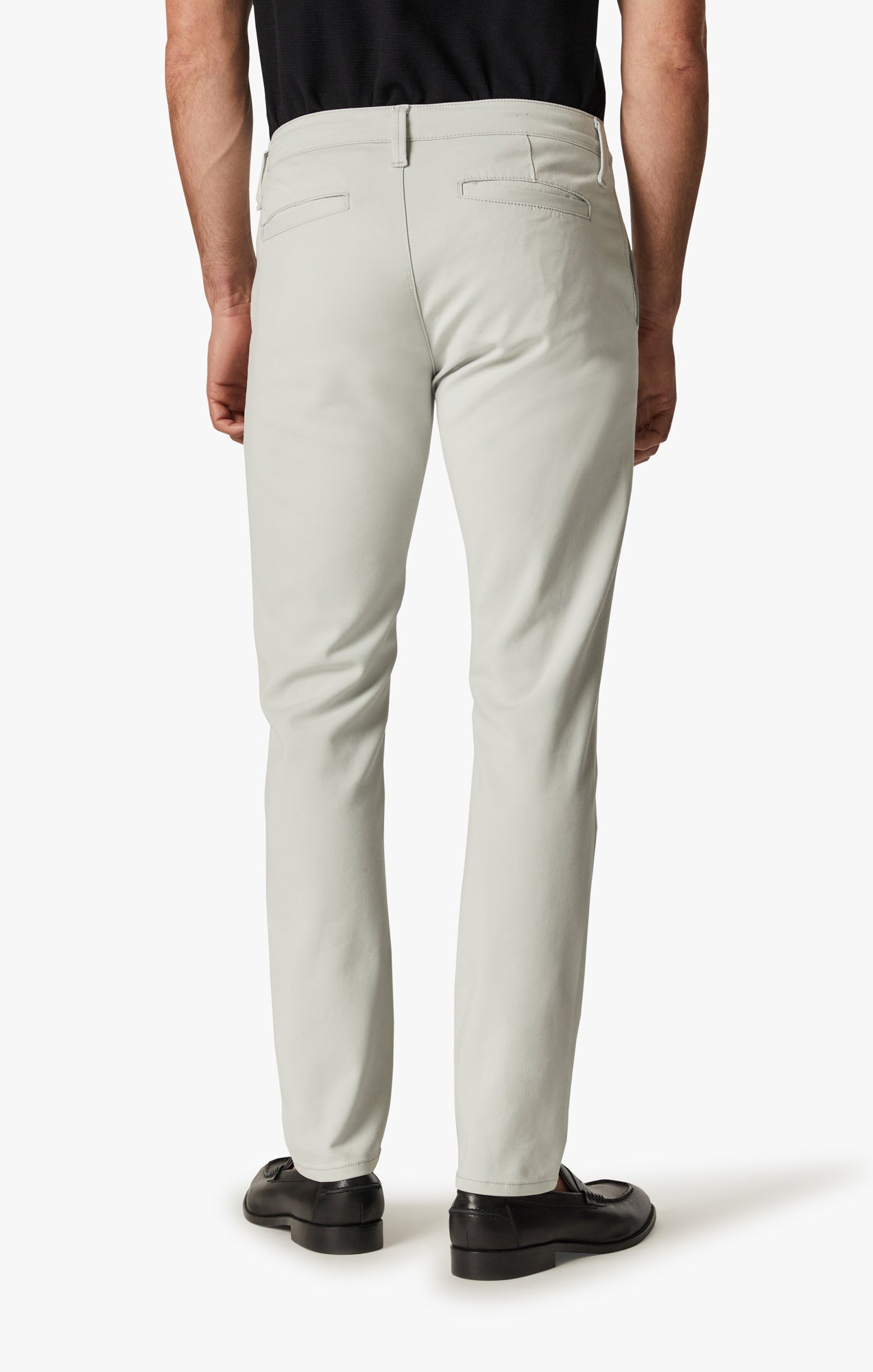 Verona Slim Leg Chino Pants In Stone High-Flyer