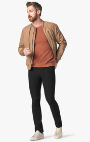 Cool Slim Leg Pants in Black Elite