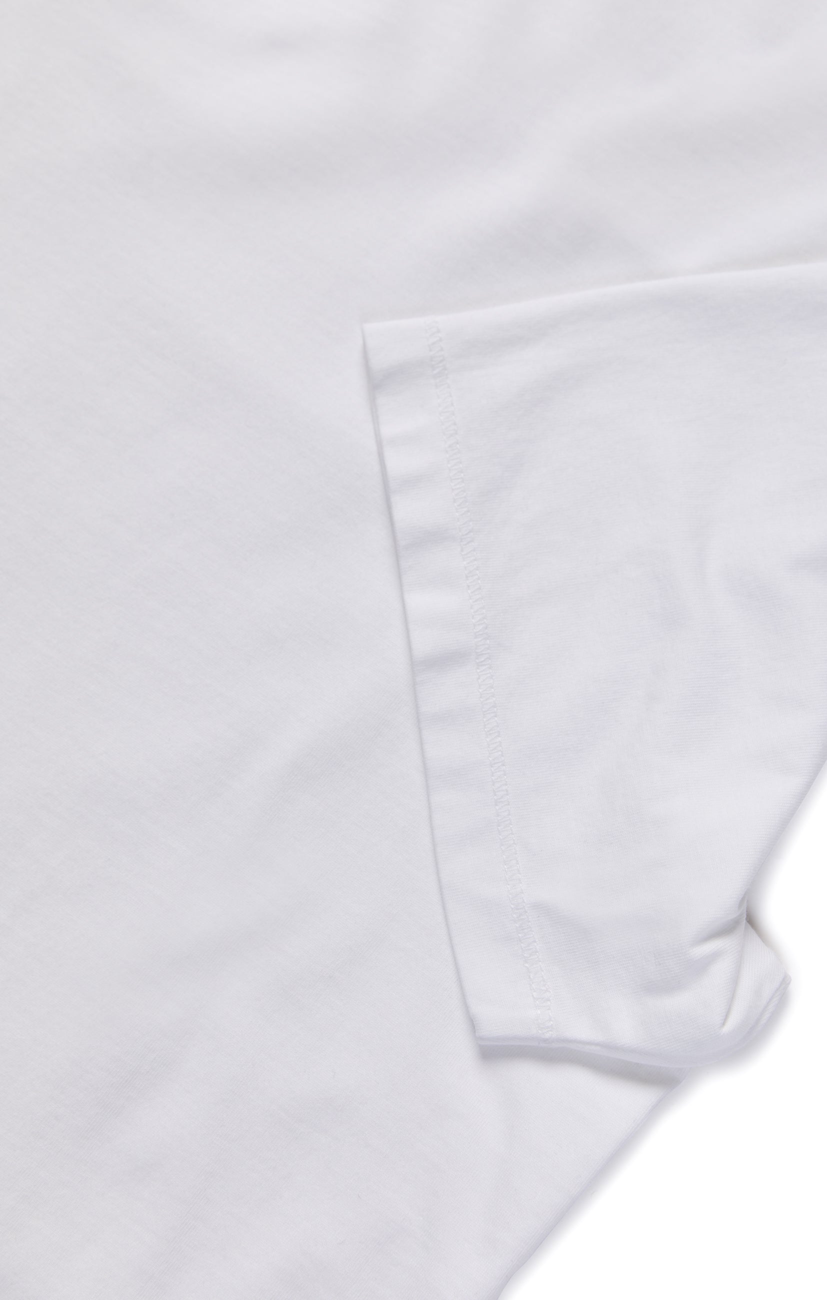 Deconstructed V-Neck T-Shirt in White