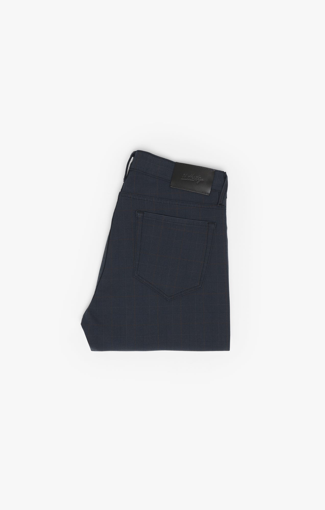 Cool Tapered Leg Pants in Navy Elite Check