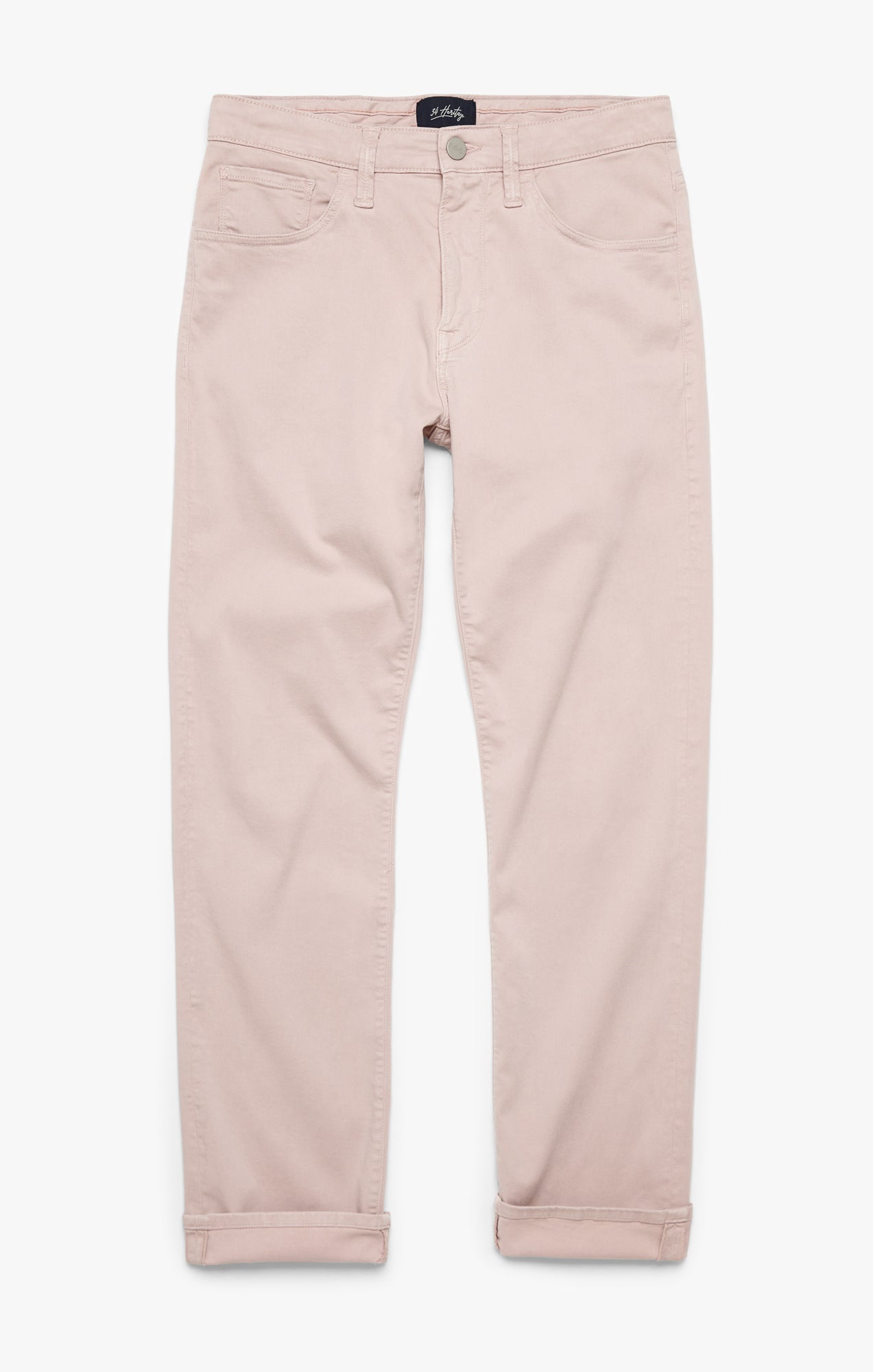 Cool Tapered Leg Pants In Blushed Twill