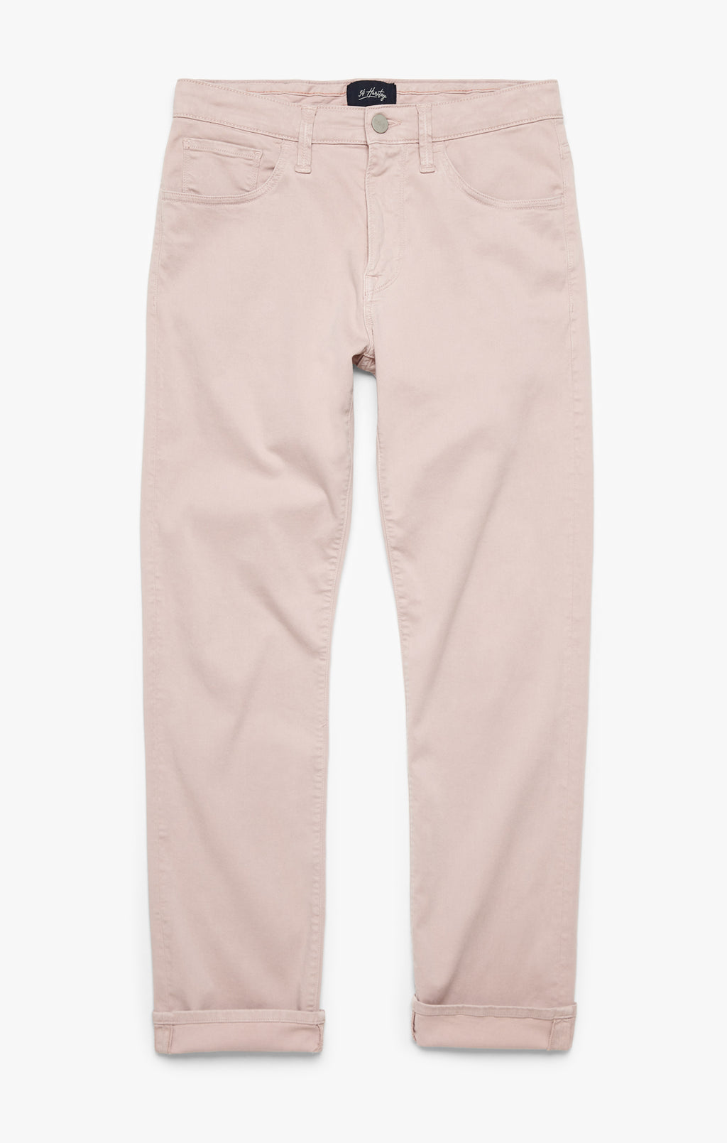 Cool Tapered Leg Pants In Blushed Twill