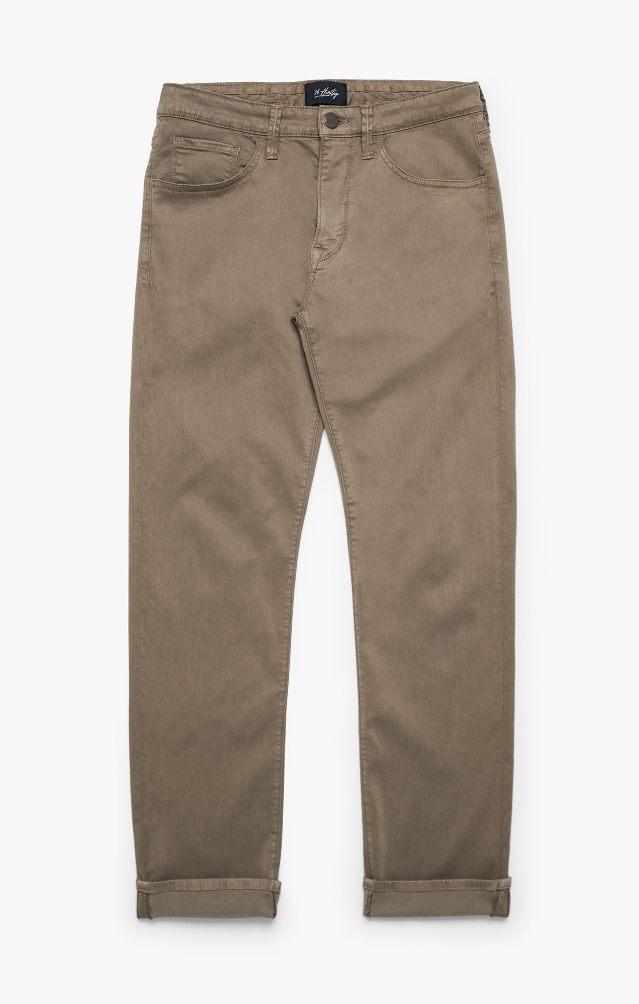 Charisma Relaxed Straight Leg Pants In Walnut Twill