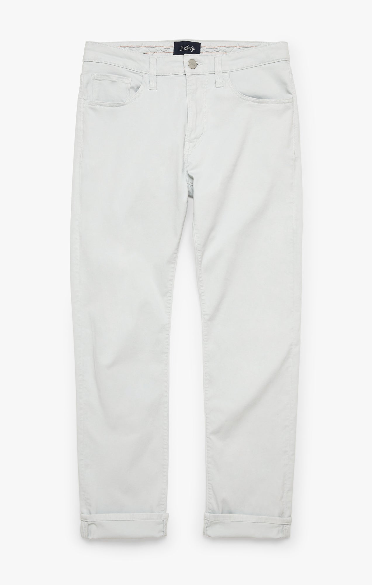 Charisma Relaxed Straight Leg Pants In Pearl Twill