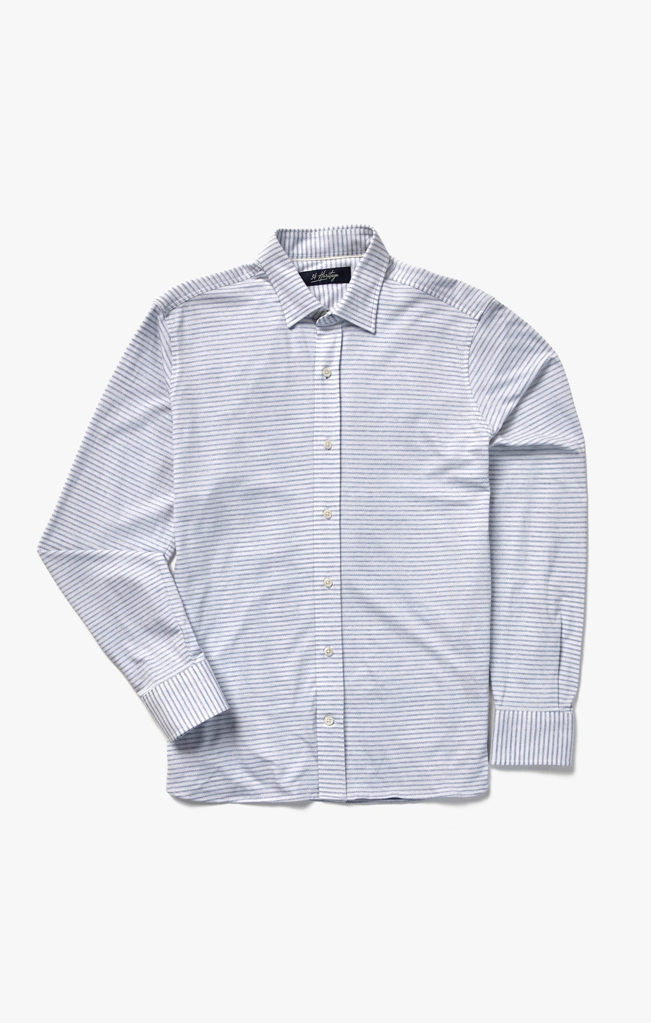 Horizontal Stripe Shirt in Indigo