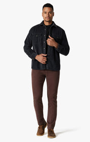 Corduroy Overshirt In Charcoal