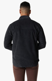 Corduroy Overshirt In Charcoal