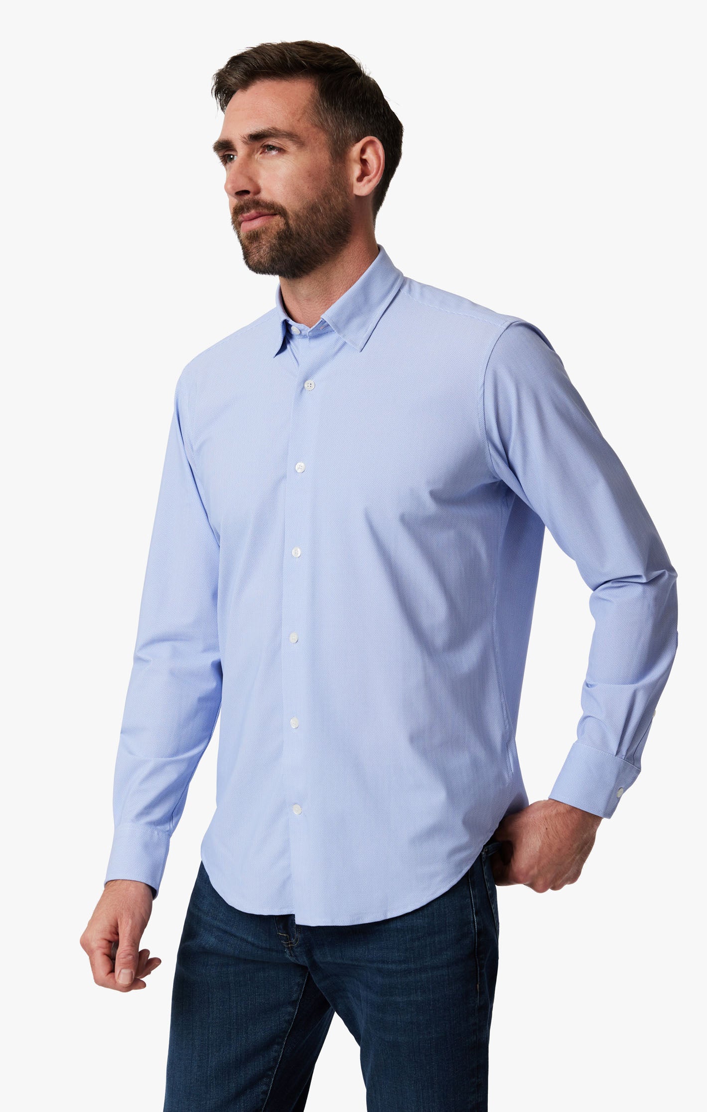 Geometric Shirt In Blue