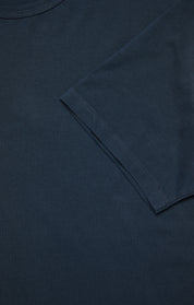 Basic Crew Neck T-Shirt in Blue Berry
