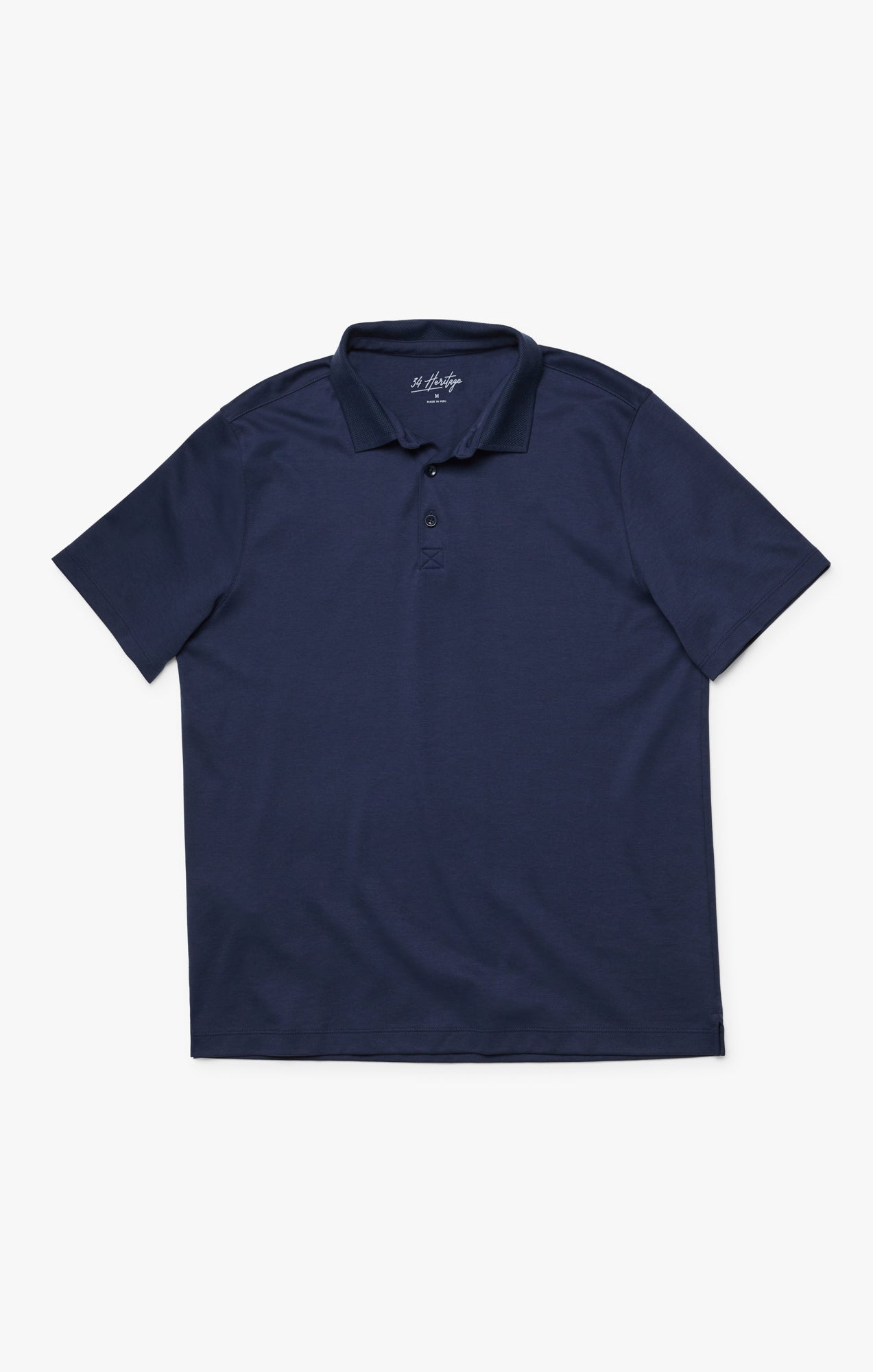 Polo T-Shirt In Navy Image 8