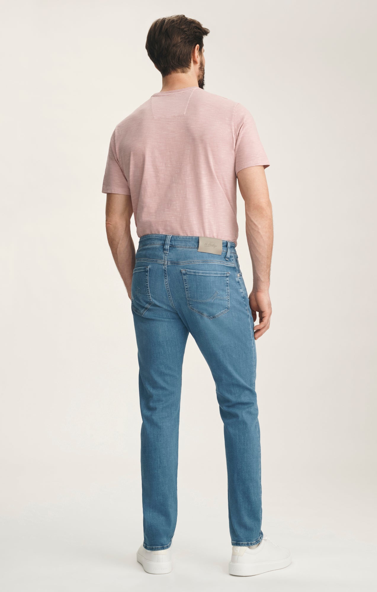 Cool Tapered Leg Jeans In Ocean Brushed Organic Ultra