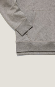 French Terry Hoodie In Grey Melange