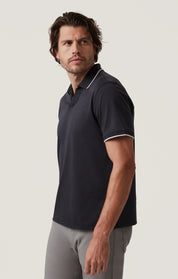 Riviera Polo Shirt in Black