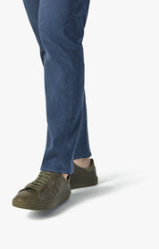 Cool Tapered Leg Pants in Insignia Blue Diagonal