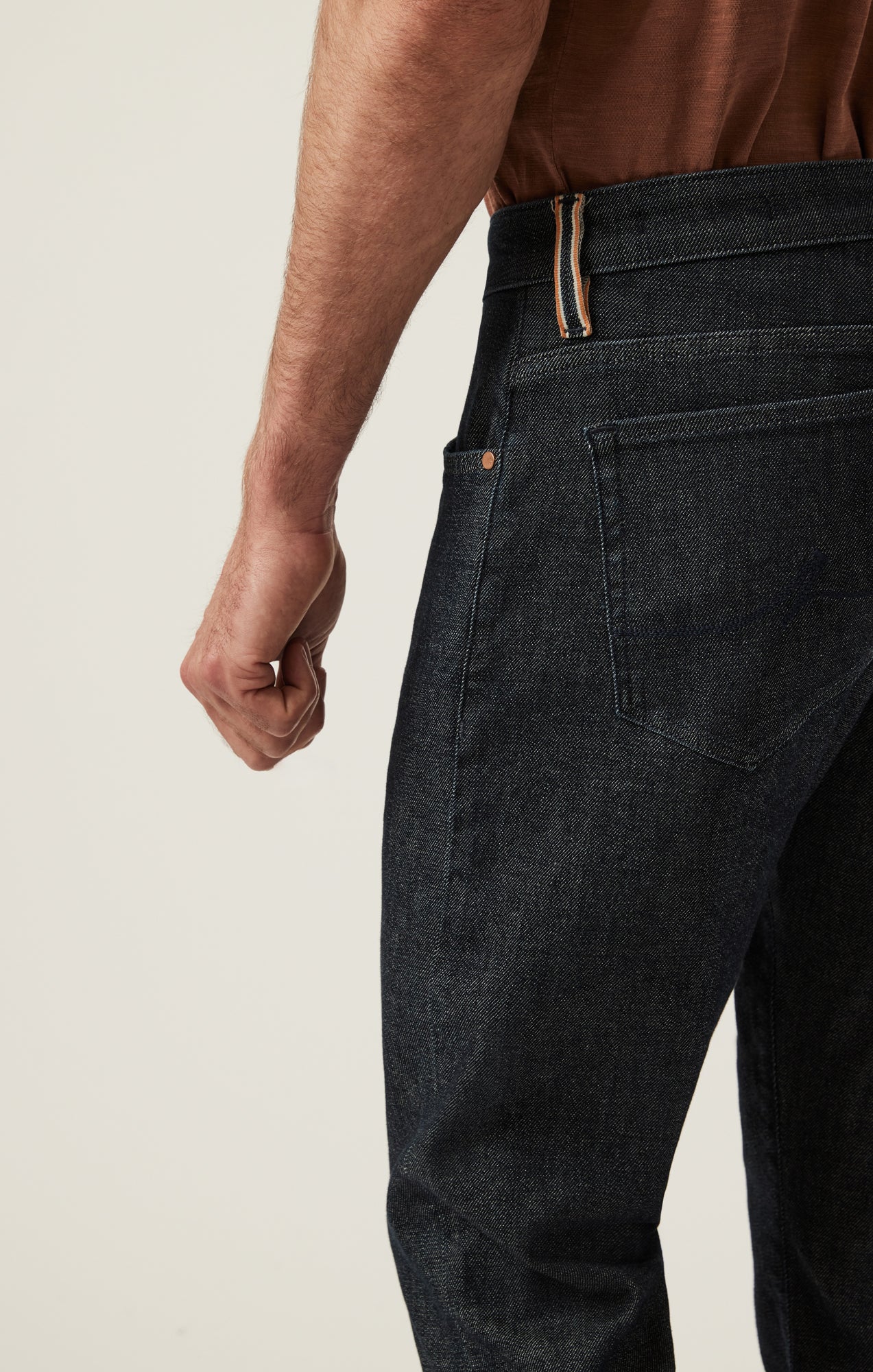 Courage Straight Leg Pants in Dark Blue Selvedge