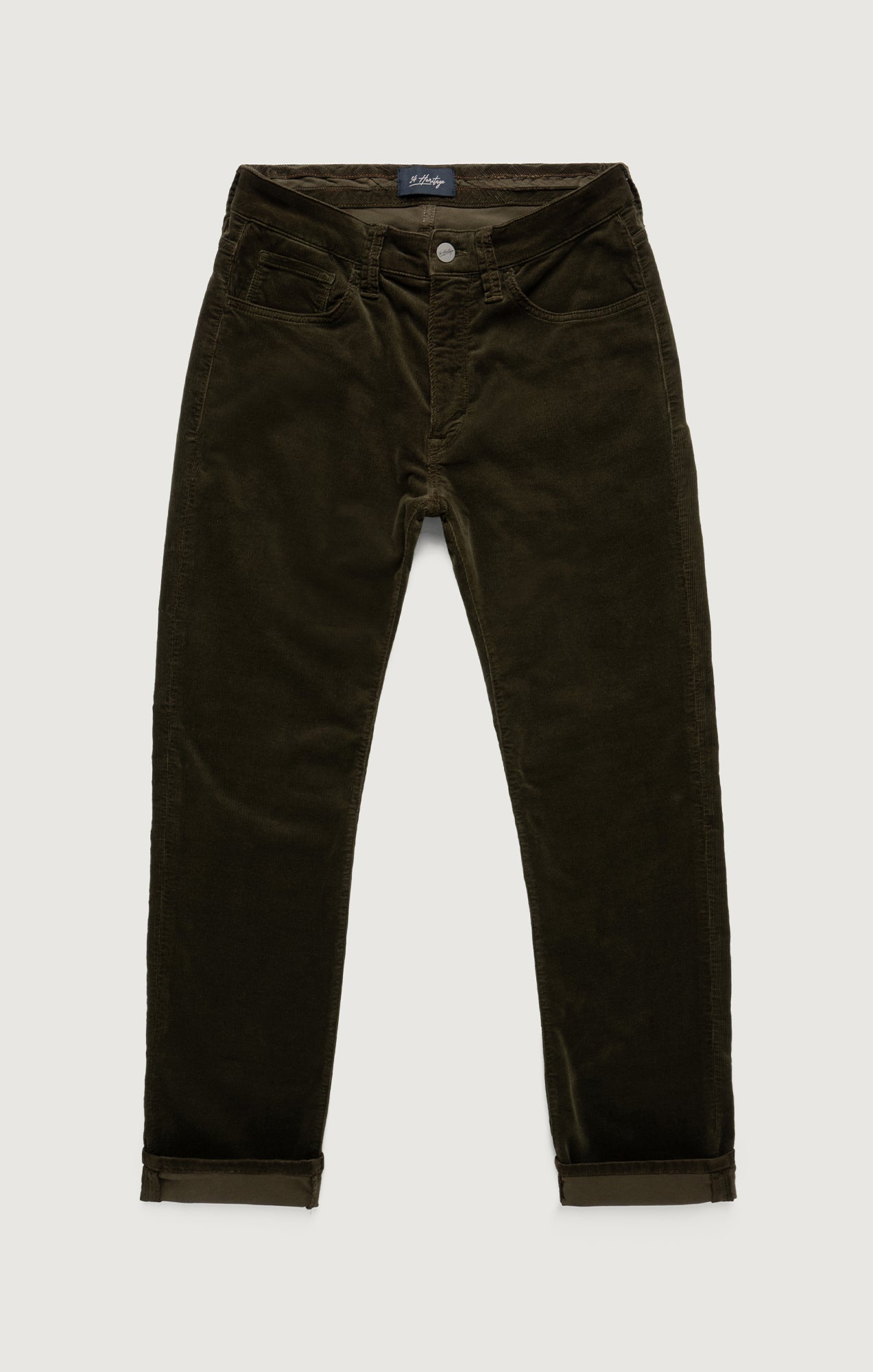 Cool Tapered Leg Pants in Fern Cord