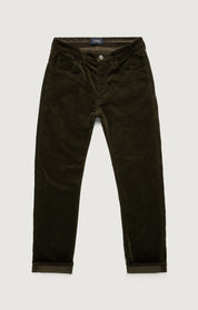 Cool Tapered Leg Pants in Fern Cord