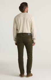 Cool Tapered Leg Pants in Fern Cord