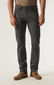 Cool Tapered Leg Pants in Brown Elite Check