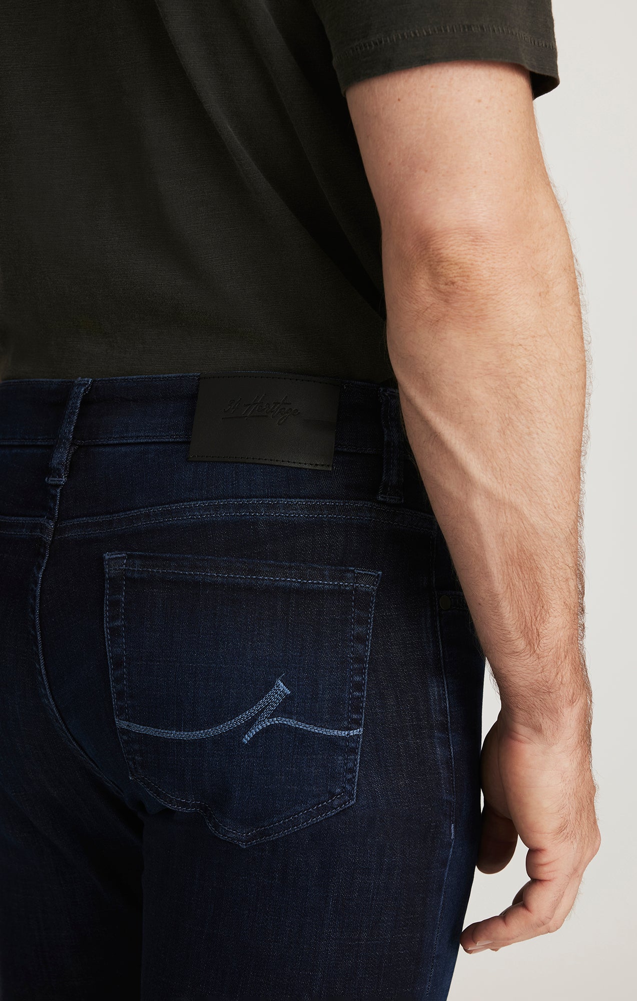 Cool Tapered Leg Jeans in Ink Organic Ultra