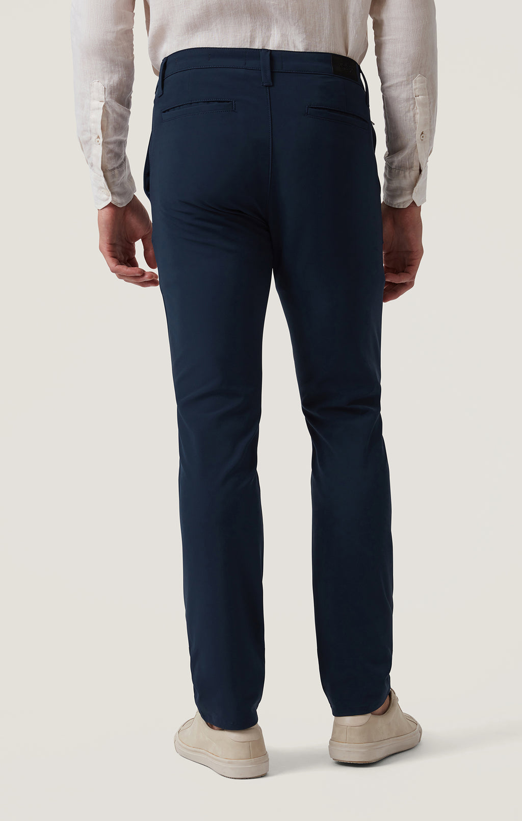 Verona Straight Leg Chino Pants In Navy Commuter Luxe