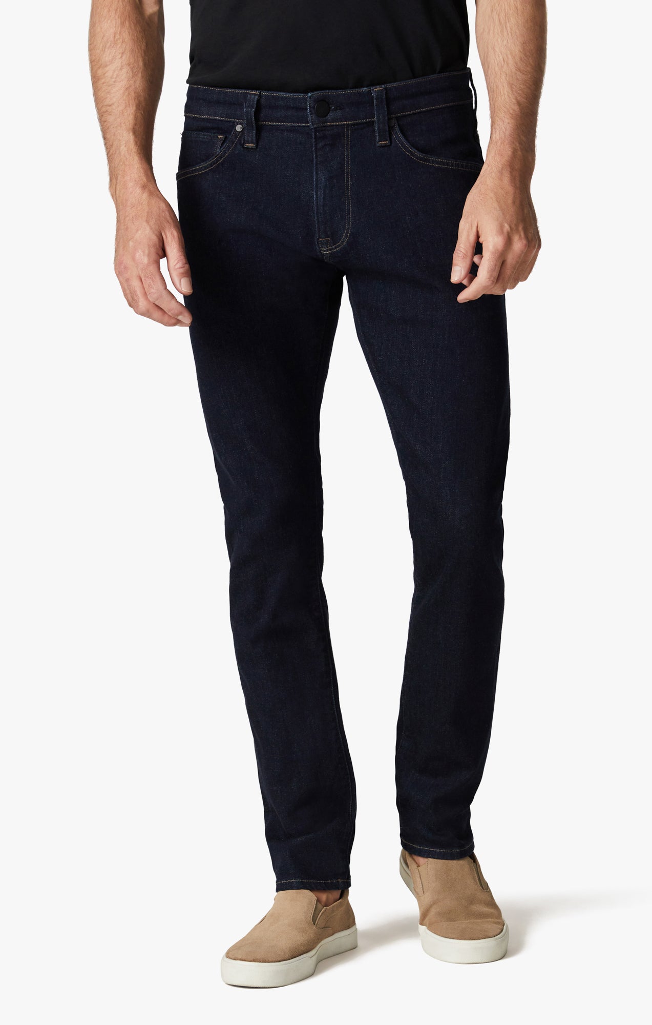 Cool Tapered Leg Jeans In Raw Selvedge