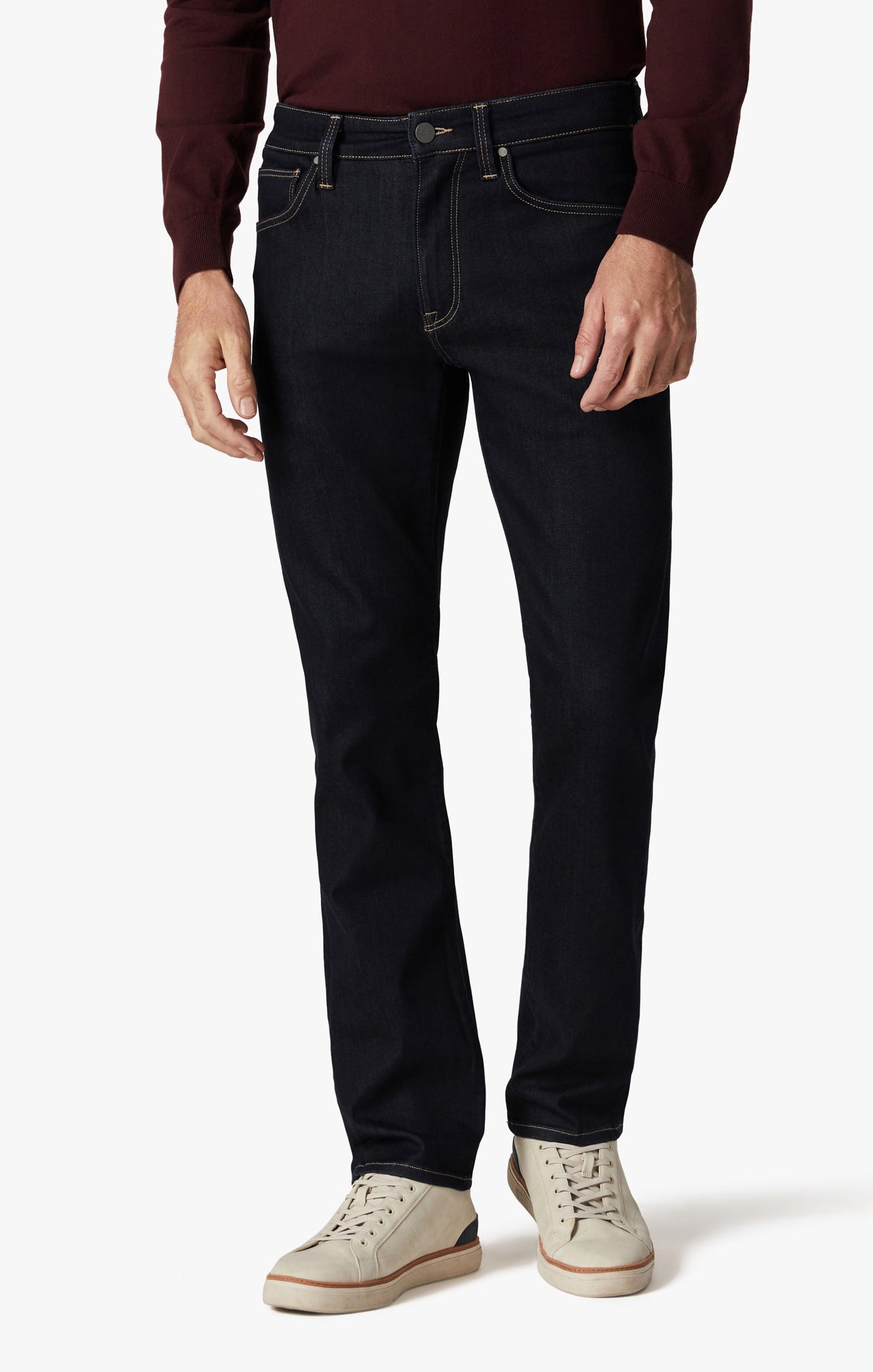 Courage Straight Leg Pants In Midnight Refined Image 2