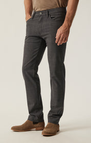 Cool Tapered Leg Pants in Brown Elite Check