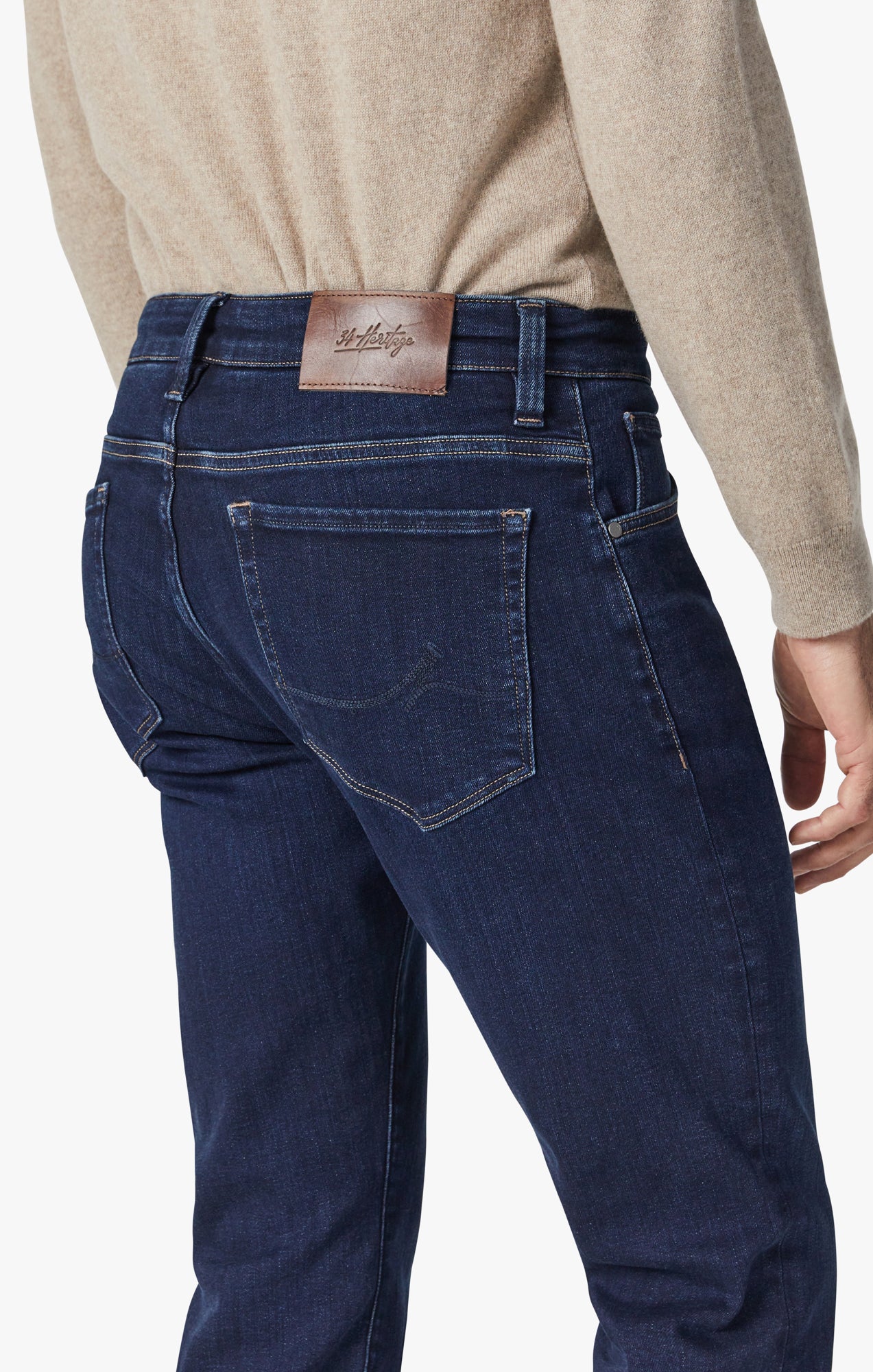 Courage Straight Leg Jeans In Dark Brushed Organic Image 5