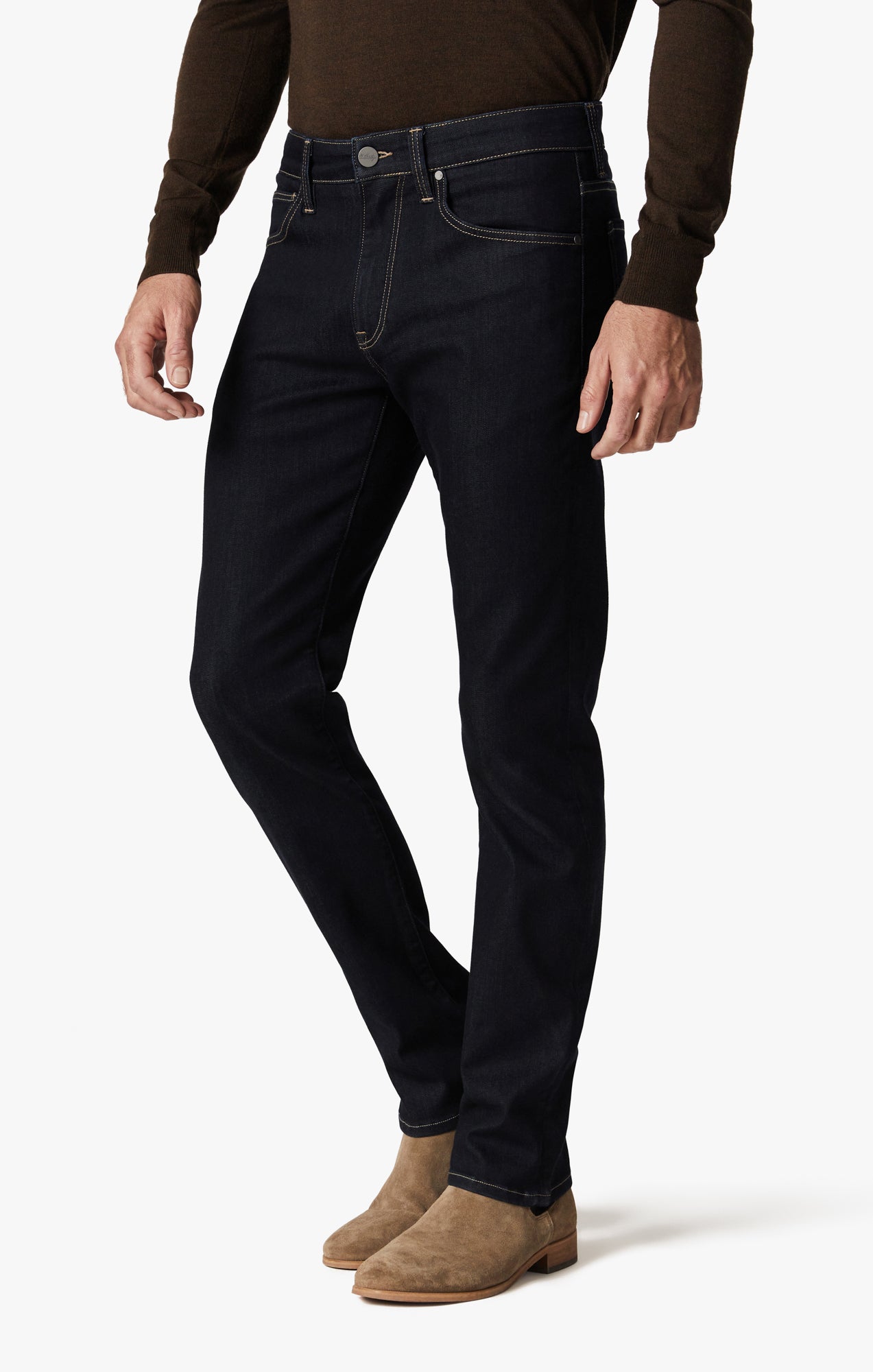 Cool Tapered Leg Jeans In Midnight Refined Image 3