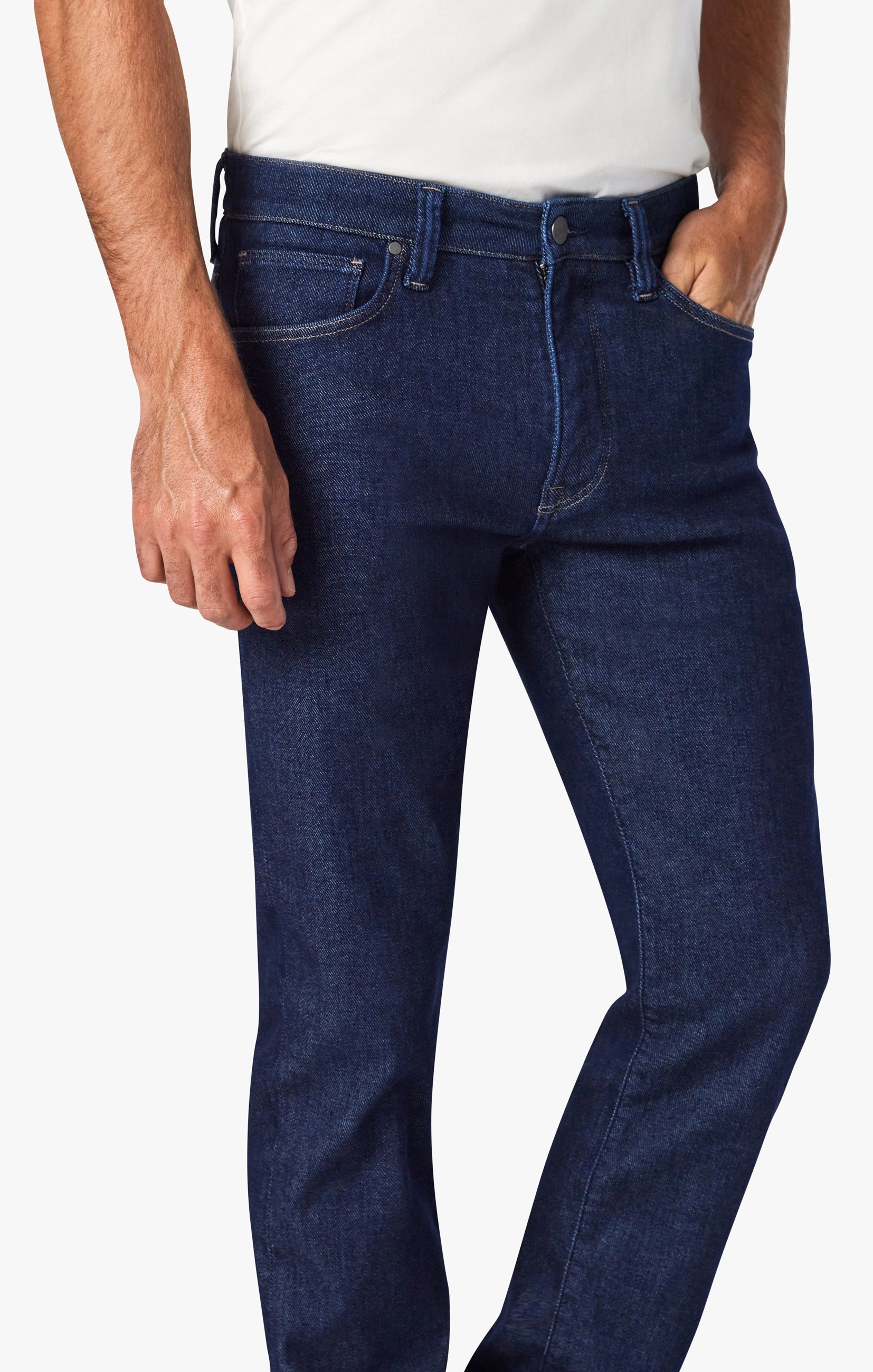 Cool Tapered Leg Jeans in Deep Structure Image 6