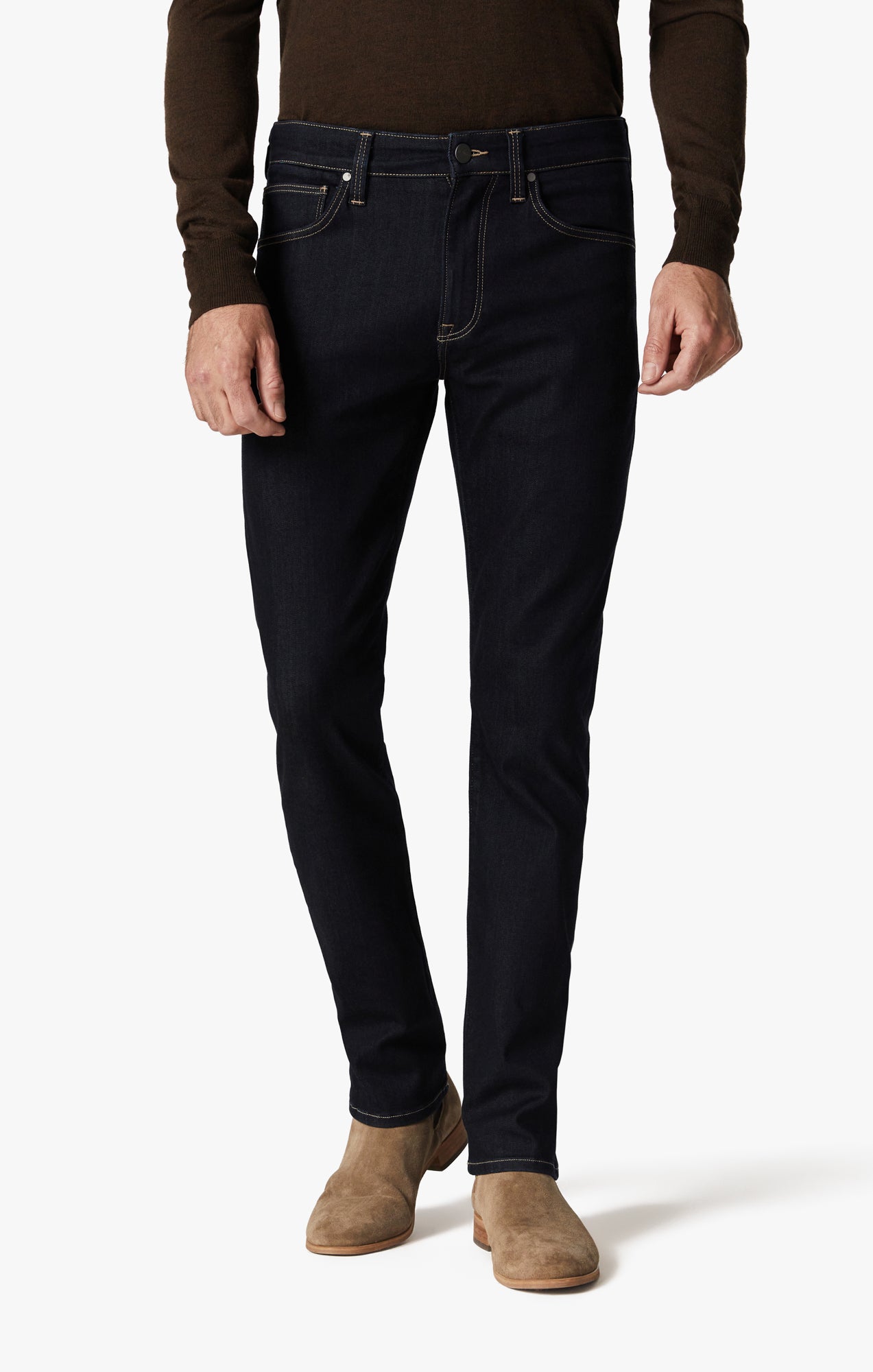 Cool Tapered Leg Jeans In Midnight Refined
