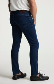 Cool Tapered Leg Jeans in Dark Brushed Organic Ultra